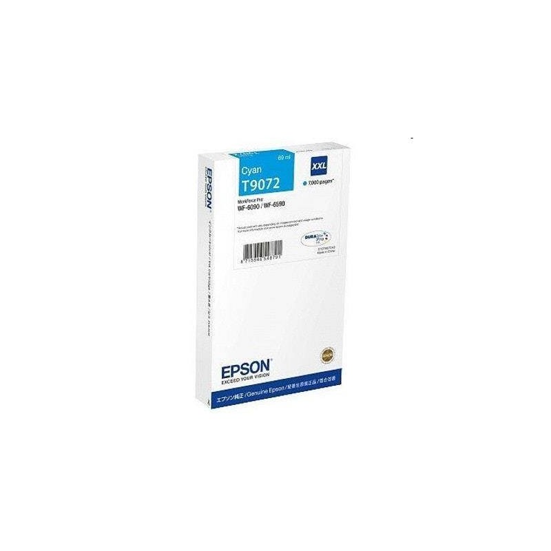 TUSZ ORYGINALNY EPSON T9072 C13T907240 CYAN  69 ML