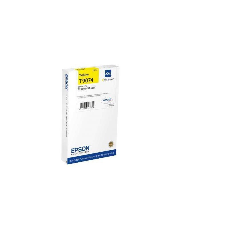 TUSZ ORYGINALNY EPSON T9074 C13T907440 YELLOW  69 ML