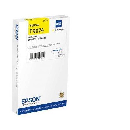 TUSZ ORYGINALNY EPSON T9074 C13T907440 YELLOW  69 ML