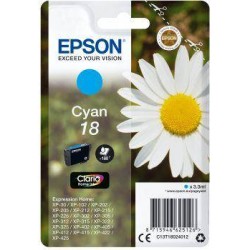 TUSZ ORYGINALNY EPSON T1802 C13T18024012 CYAN  3,3 ML