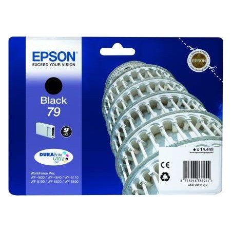 TUSZ ORYGINALNY EPSON T7911/79 C13T79114010 CZARNY  14,4 ML