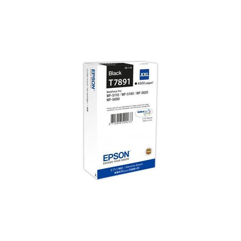 TUSZ ORYGINALNY EPSON T7891/XXL C13T789140 CZARNY  4000 STRON