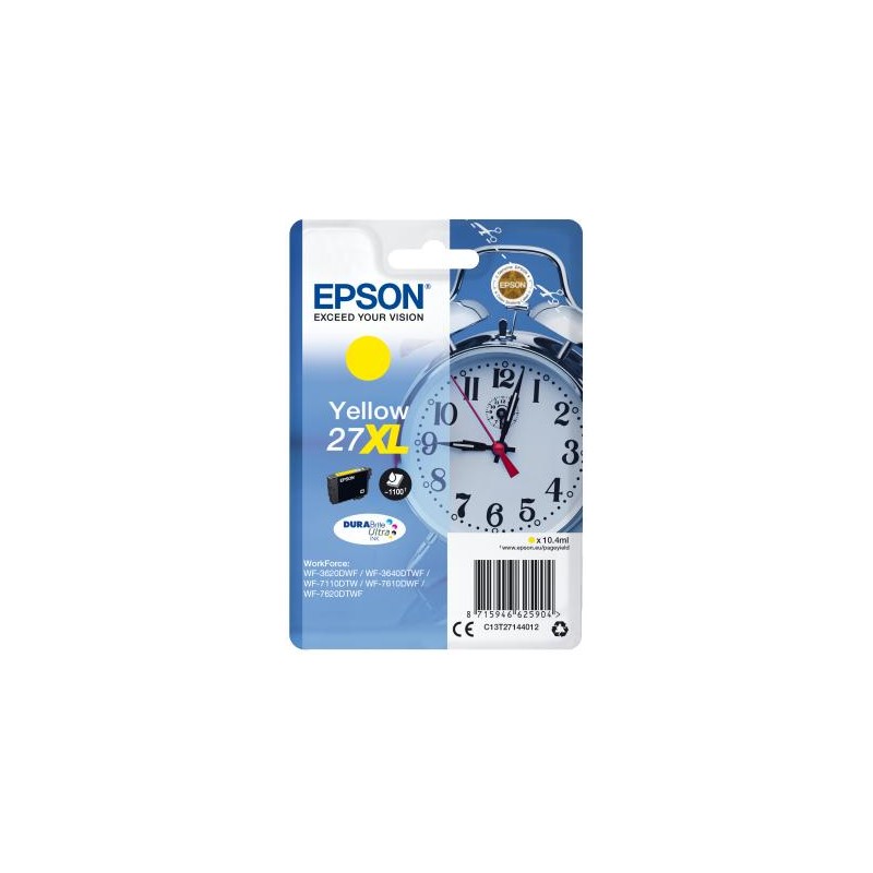 TUSZ ORYGINALNY EPSON T2714 C13T27144012 YELLOW  10,4 ML