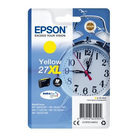 TUSZ ORYGINALNY EPSON T2714 C13T27144012 YELLOW  10,4 ML