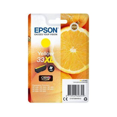 TUSZ ORYGINALNY EPSON T3364 C13T33644012 YELLOW  8,9 ML