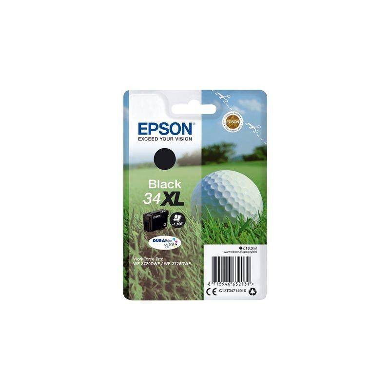 TUSZ ORYGINALNY EPSON T3471 C13T34714010 CZARNY  16,3 ML