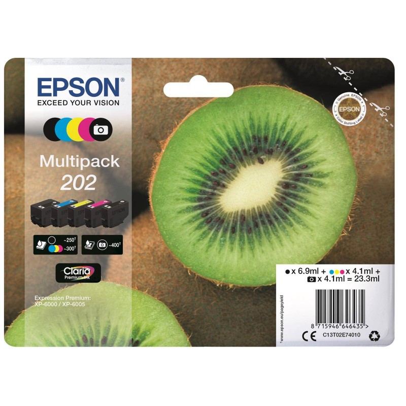 TUSZ ORYGINALNY EPSON T02E7 C13T02E74010 CMYK  27,4 ML