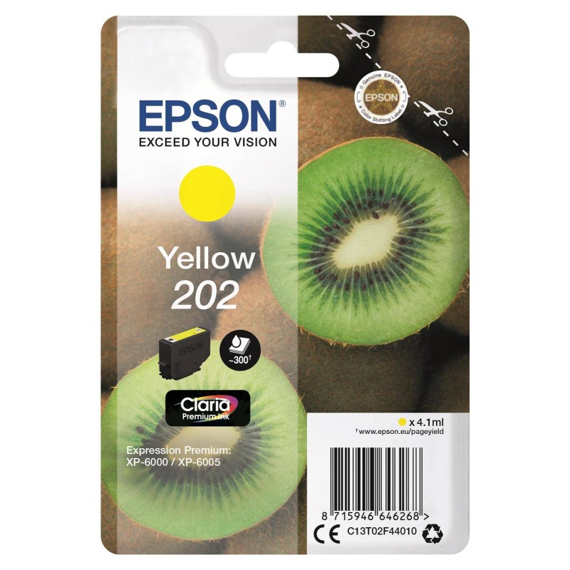 TUSZ ORYGINALNY EPSON T02F4 C13T02F44010 YELLOW  300 STRON