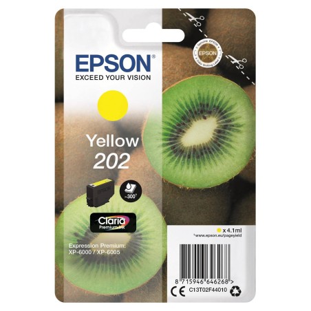 TUSZ ORYGINALNY EPSON T02F4 C13T02F44010 YELLOW  300 STRON