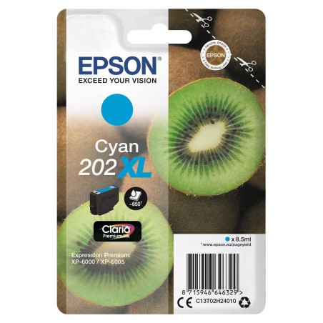 TUSZ ORYGINALNY EPSON T02H2 C13T02H24010 CYAN  650 STRON