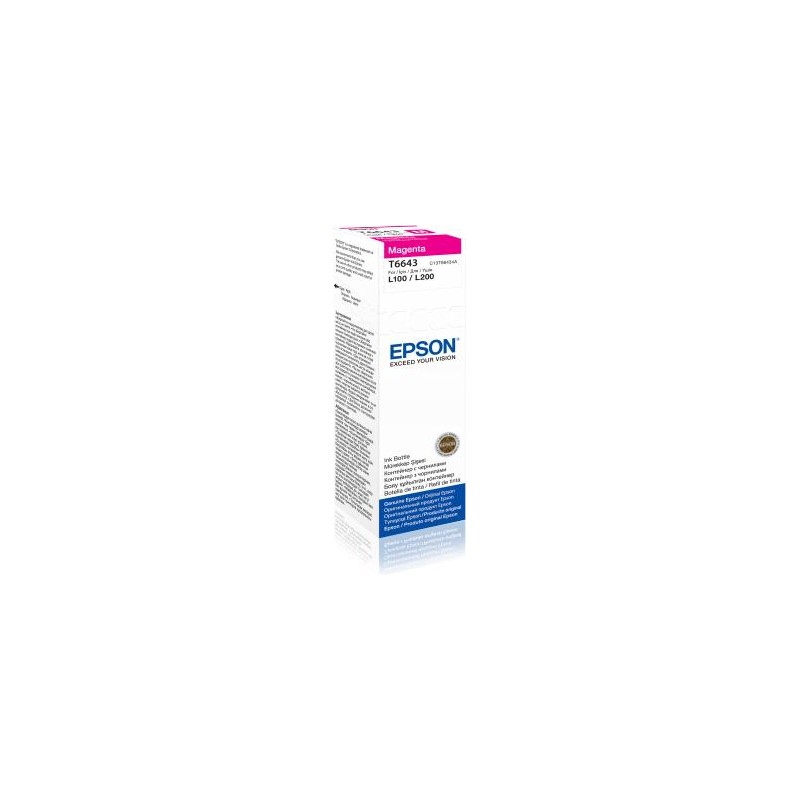 TUSZ ORYGINALNY EPSON T66434A C13T66434A MAGENTA  6400 STRON