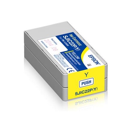 TUSZ ORYGINALNY EPSON SJIC22P C33S020604 YELLOW  32,5 ML