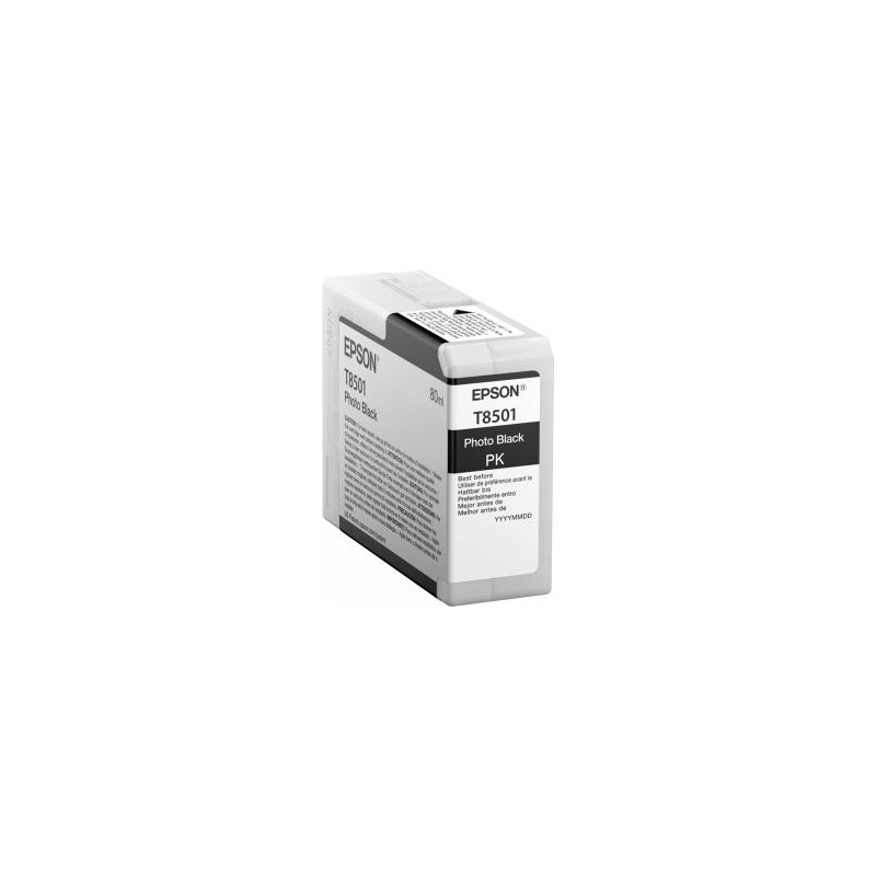 TUSZ ORYGINALNY EPSON T8501 C13T850100 PHOTO CZARNY 80 ML