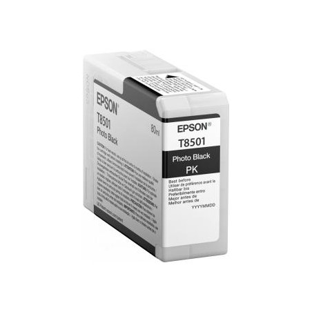 TUSZ ORYGINALNY EPSON T8501 C13T850100 PHOTO CZARNY 80 ML