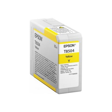 TUSZ ORYGINALNY EPSON T8504 C13T850400 YELLOW  80 ML