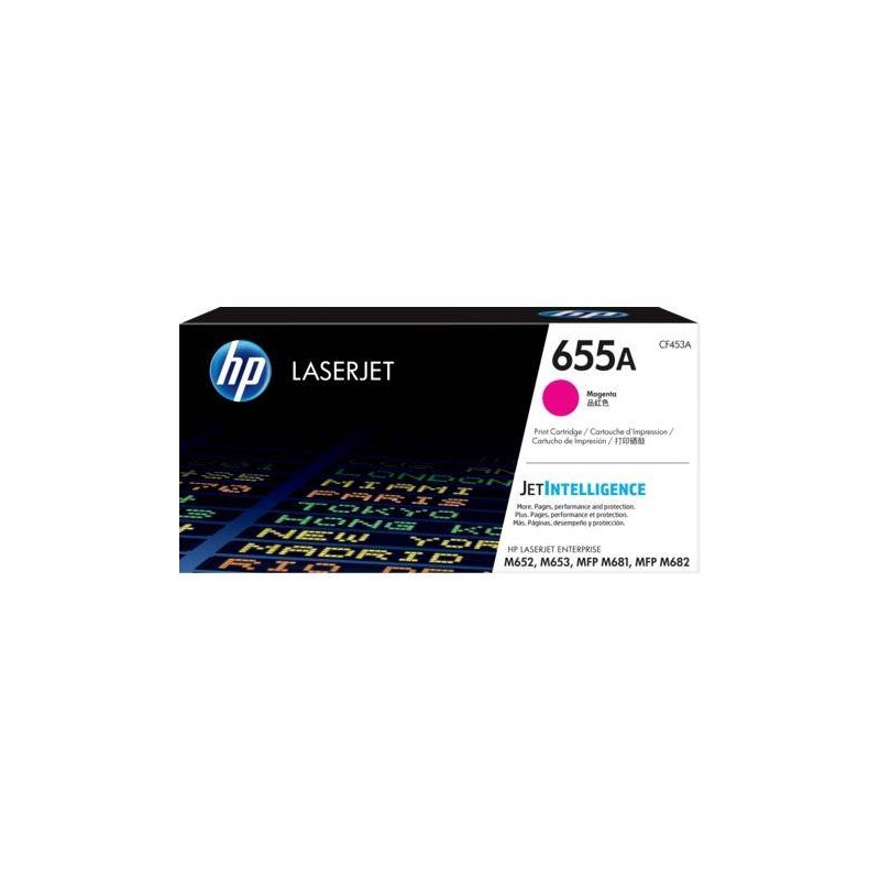 TONER ORYGINALNY HP655A CF453A MAGENTA 10500 STRON