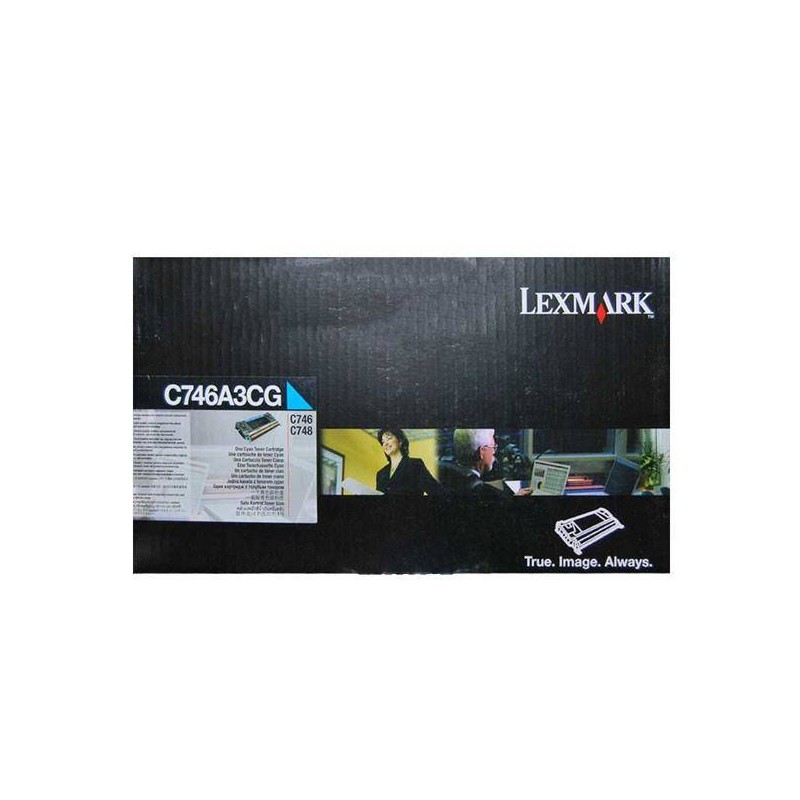 TONER ORYGINALNY LEXMARK C746A3CG CYAN 7000 STRON