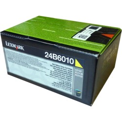 TONER ORYGINALNY LEXMARK 24B6010 YELLOW 3000 STRON