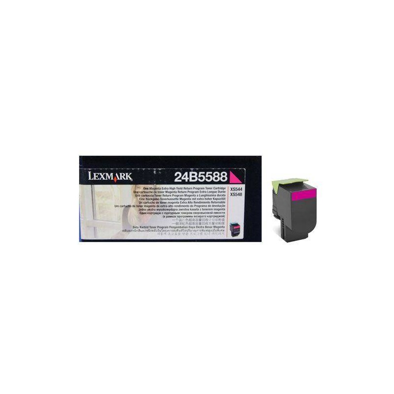 TONER ORYGINALNY LEXMARK 24B5588 MAGENTA 3000 STRON