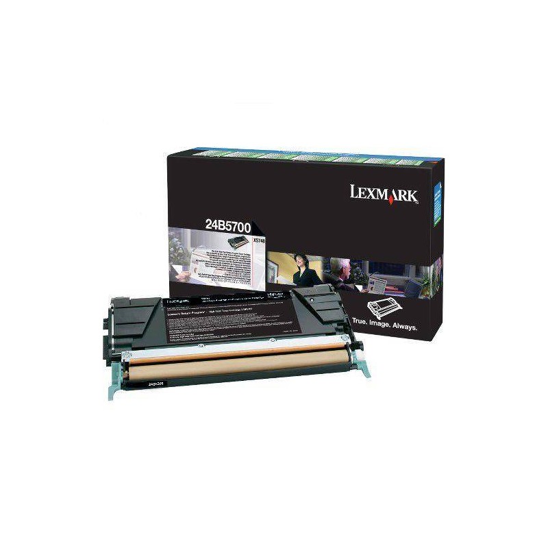 TONER ORYGINALNY LEXMARK 24B5700 CZARNY 12000 STRON