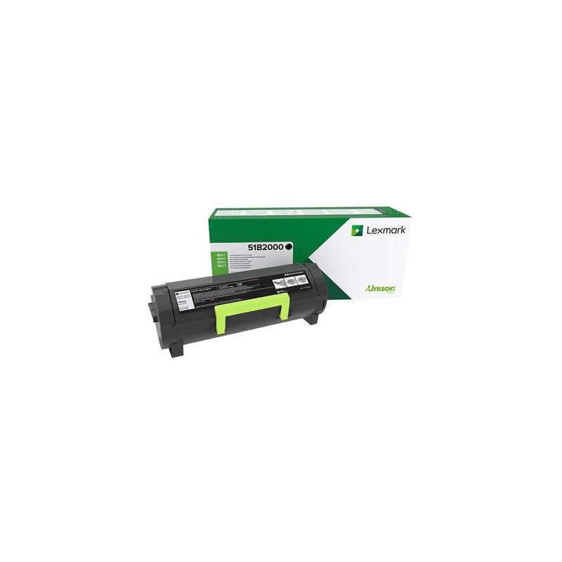 TONER ORYGINALNY LEXMARK 51B2000 CZARNY 2500 STRON