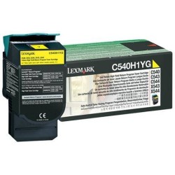 TONER ORYGINALNY LEXMARK C540H1YG YELLOW 2000 STRON