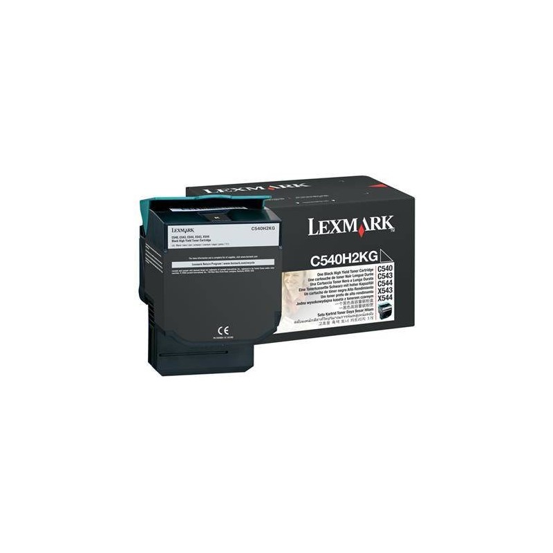 TONER ORYGINALNY LEXMARK C540H2KG CZARNY 2500 STRON