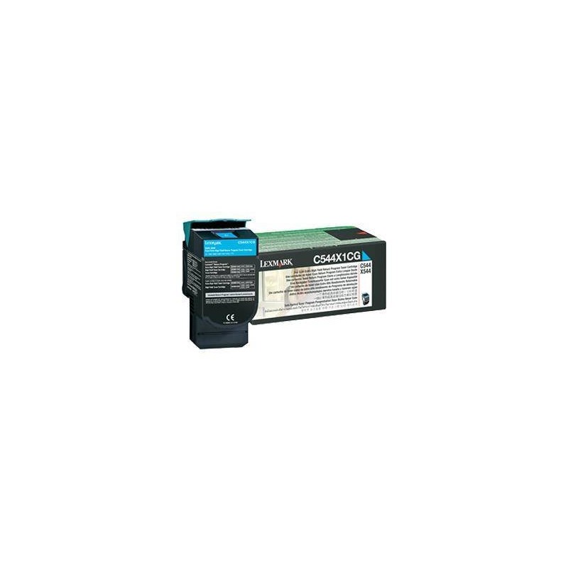 TONER ORYGINALNY LEXMARK C544X1CG CYAN 4000 STRON