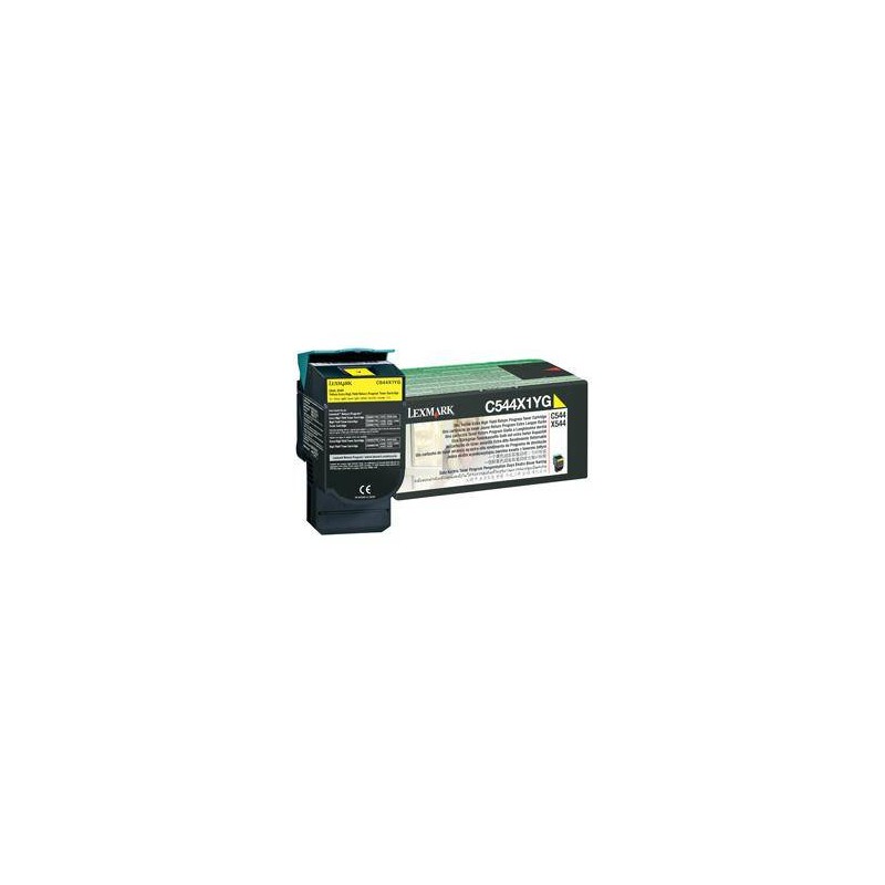 TONER ORYGINALNY LEXMARK C544X1YG YELLOW 4000 STRON