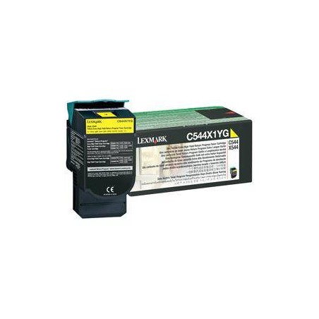 TONER ORYGINALNY LEXMARK C544X1YG YELLOW 4000 STRON