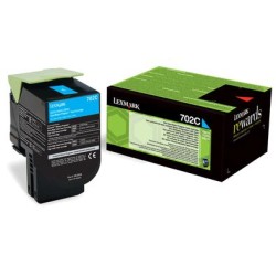 TONER ORYGINALNY LEXMARK 70C20C0 CYAN 1000 STRON