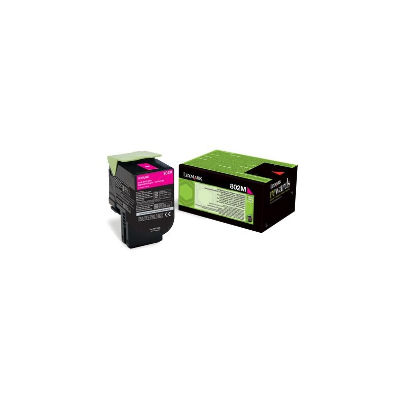 TONER ORYGINALNY LEXMARK 80C20M0 MAGENTA 1000 STRON