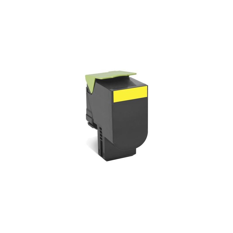 TONER ORYGINALNY LEXMARK 80C2XY0 YELLOW 4000 STRON