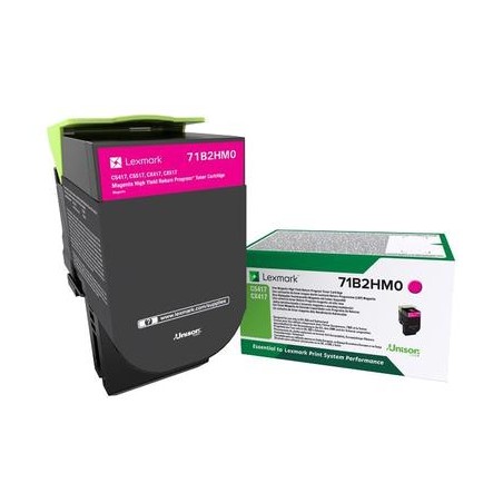 TONER ORYGINALNY LEXMARK 71B2HM0 MAGENTA 3500 STRON