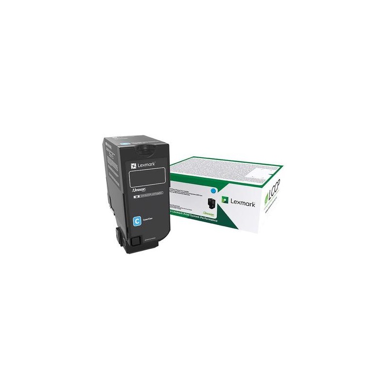 TONER ORYGINALNY LEXMARK 75B20C0 CYAN 10000 STRON