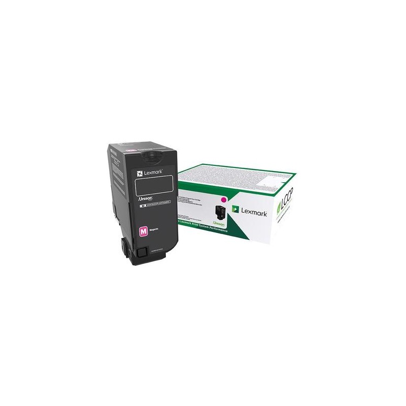 TONER ORYGINALNY LEXMARK 75B20M0 MAGENTA 10000 STRON