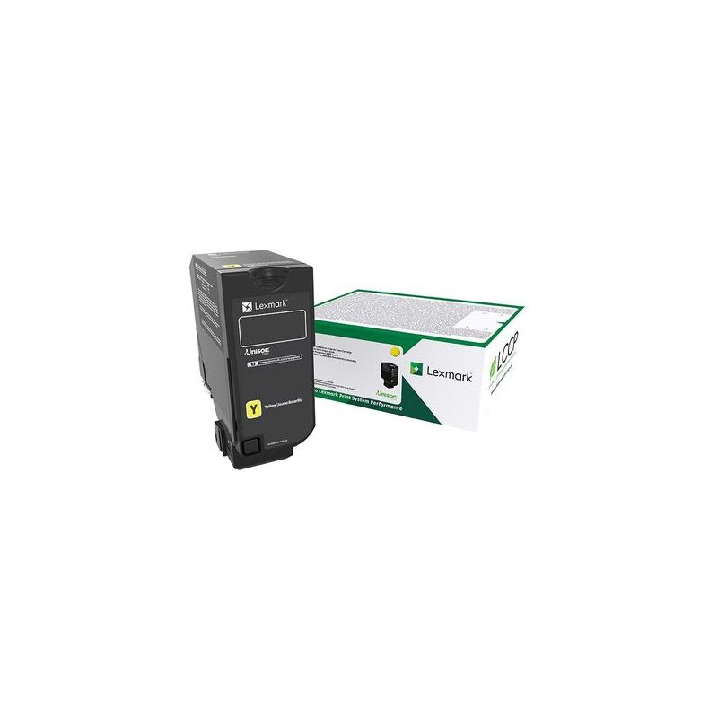 TONER ORYGINALNY LEXMARK 75B20Y0 YELLOW 10000 STRON