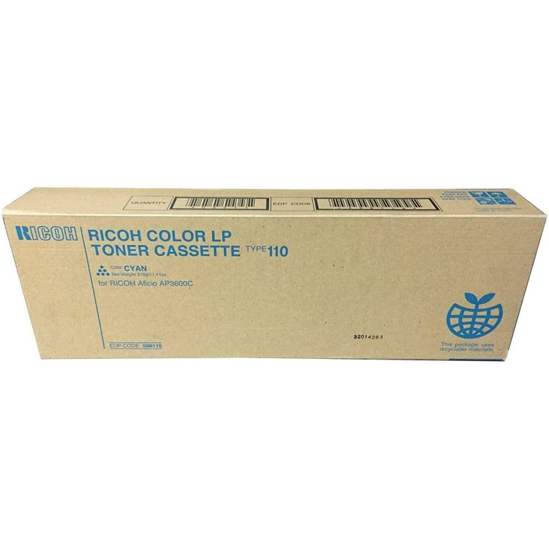 TONER ORYGINALNY RICOH 110 888118 CYAN 10000 STRON