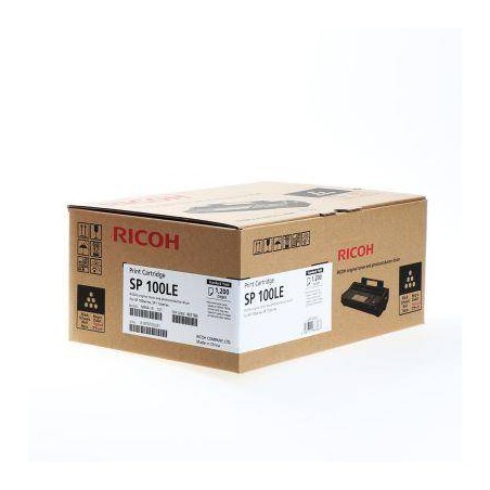 TONER ORYGINALNY RICOH SP100LE 407166 CZARNY 1200 STRON