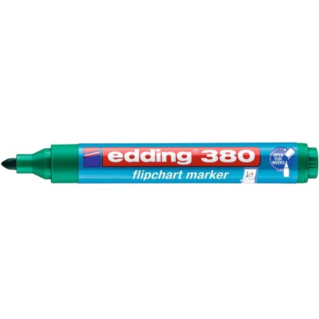 MARKER DO FLIPCHARTÓW EDDING 380 ZIELONY OKRĄGŁA 1.5-3MM