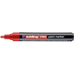 MARKER OLEJOWY EDDING 790 CZERWONY 2-3MM