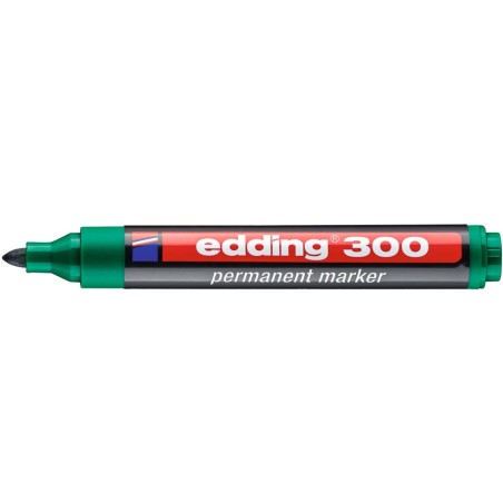 MARKER PERMANENTNY EDDING 300 ZIELONY 1.5-3MM