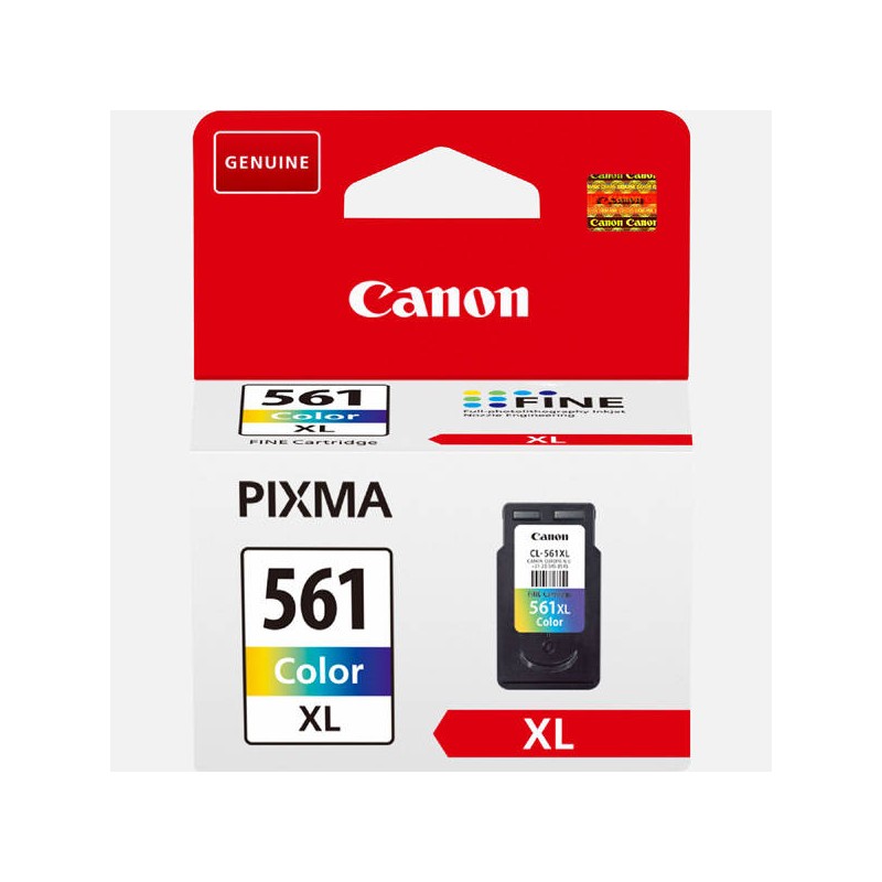 TUSZ ORYGINALNY CANON CL561XL PIXMA 3730C001 KOLOR 300 STRON