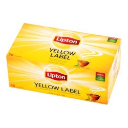 HERBATA YELLOW LABEL LIPTON 50 TOREBEK