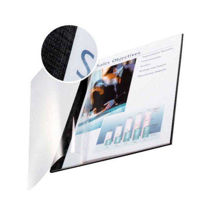 OKŁADKA A4 LEITZ IMPRESSBIND 74140095 CZARNA PET 71-105 KARTEK 1SZT