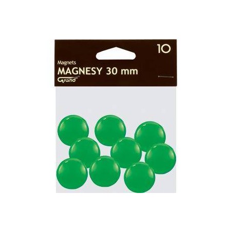 MAGNESY 30MM GRAND 130-1697 ZIELONE 10SZT