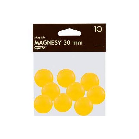 MAGNESY 30MM GRAND 130-1698 ŻÓŁTE 10SZT