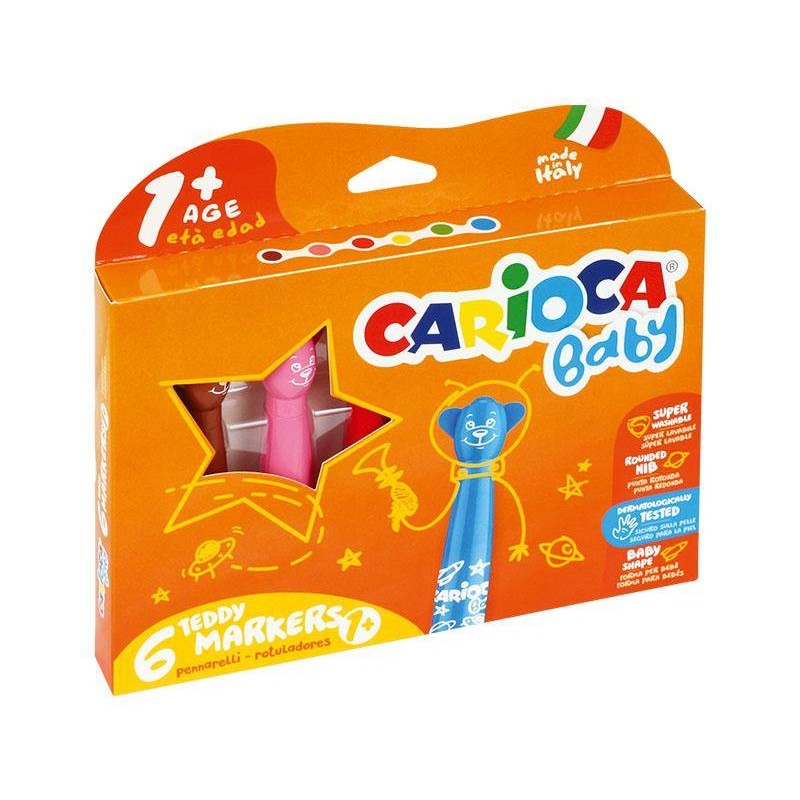 FLAMASTRY MIŚKI CARIOCA 42815 BABY 160-1930 MIX*6SZT