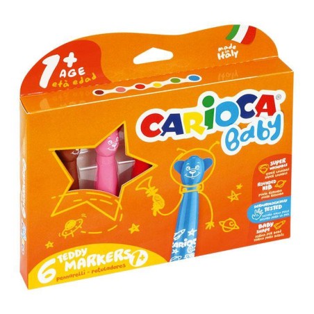 FLAMASTRY MIŚKI CARIOCA 42815 BABY 160-1930 MIX*6SZT