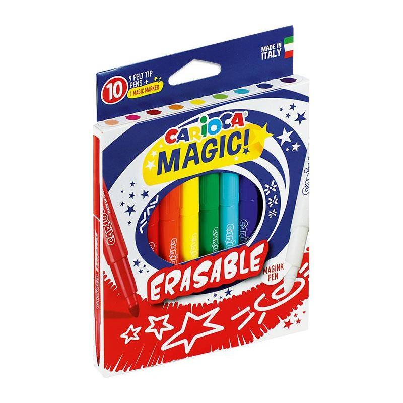 FLAMASTRY WYMAZYWALNE CARIOCA 43182 MAGIC! 160-2277 MIX*10SZT